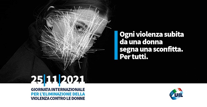 25 novembre Giornata internazionale per l'eliminazione della violenza contro le donne.